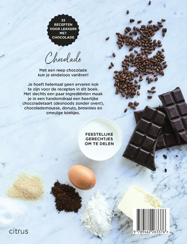 Achterkant van Chocolade