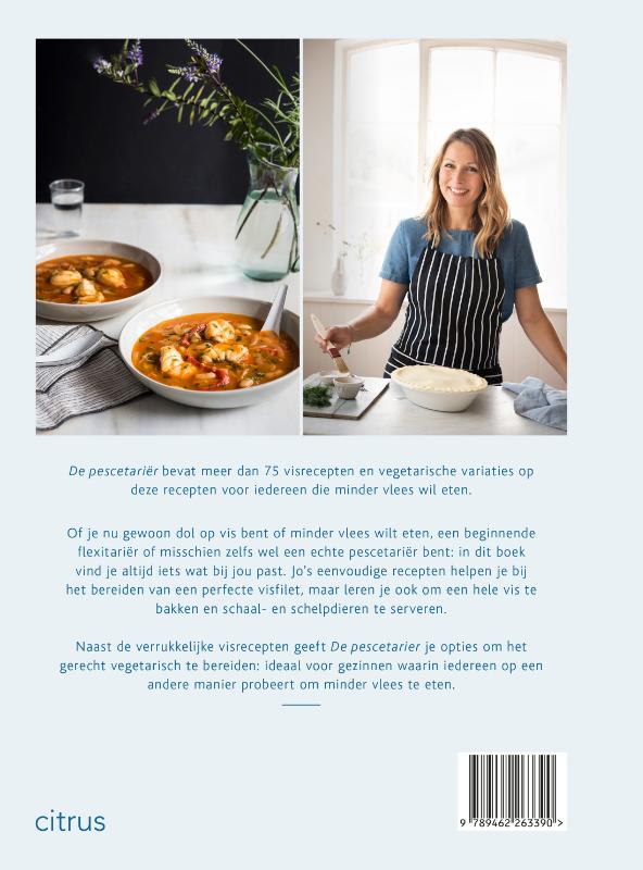 Achterkant van De pescetarier