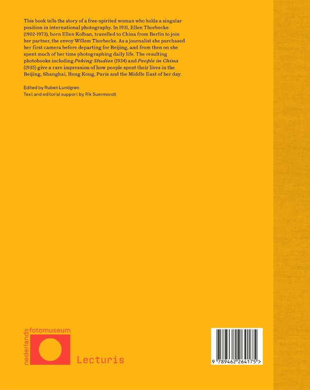 Achterkant van Ellen Thorbecke - From Peking to Paris