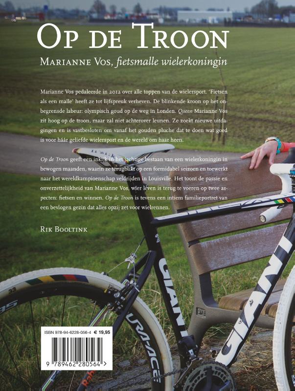 Achterkant van Op de troon