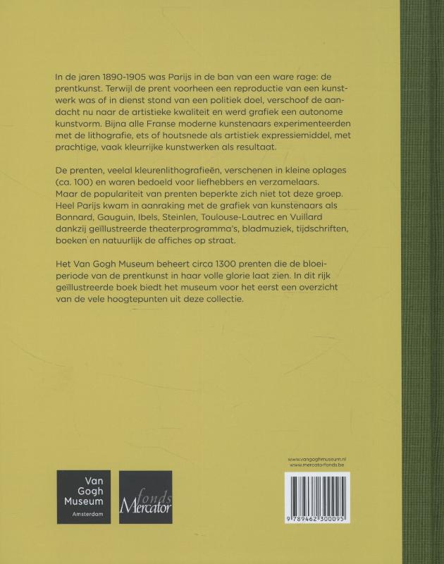 Achterkant van Prentkunst in Parijs