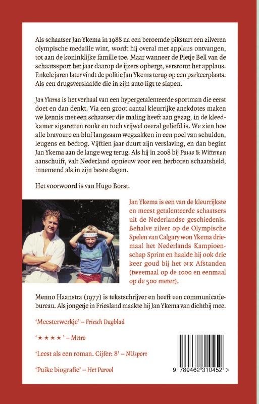 Achterkant van Jan Ykema