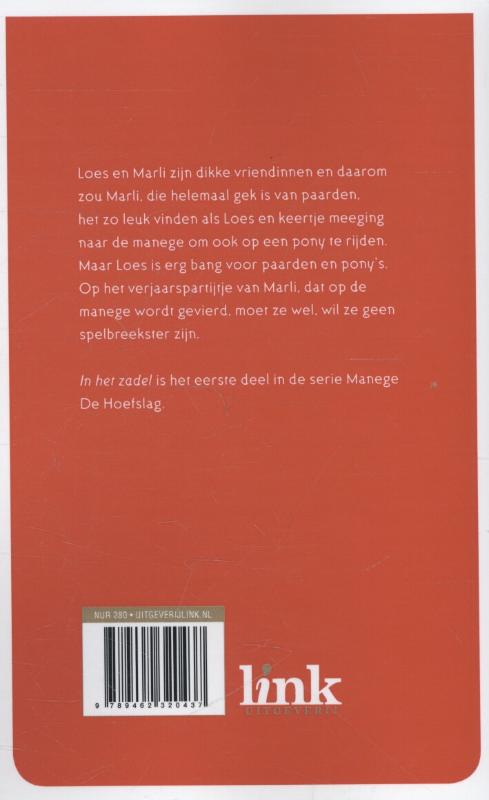 Achterkant van In het zadel
