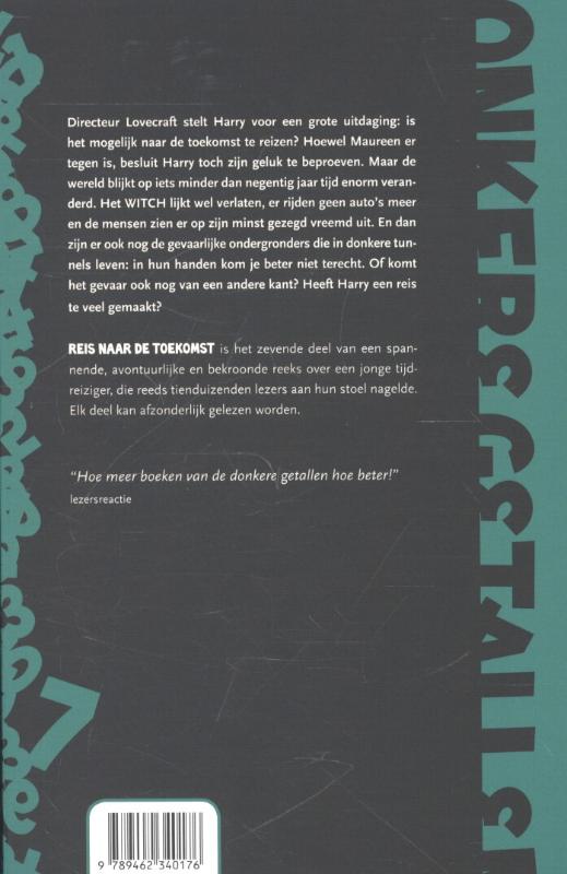 Achterkant van Reis naar de toekomst