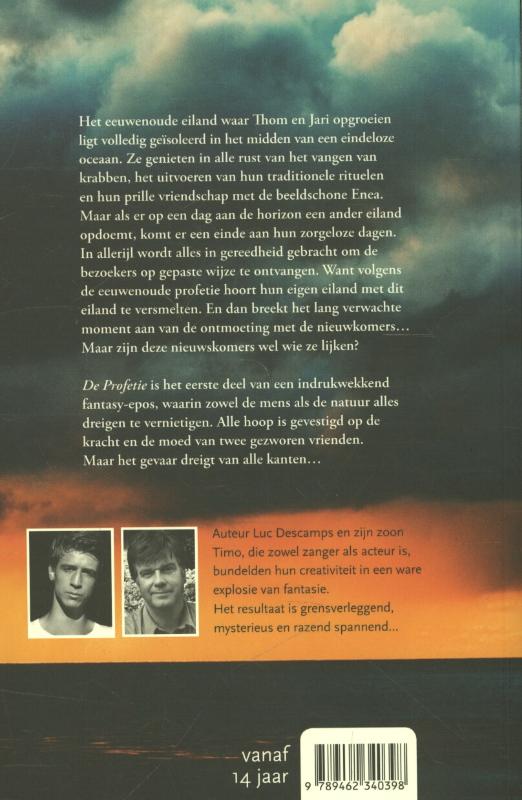 Achterkant van De profetie