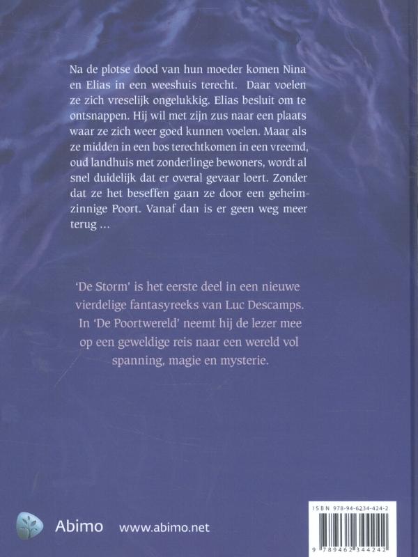 Achterkant van De storm