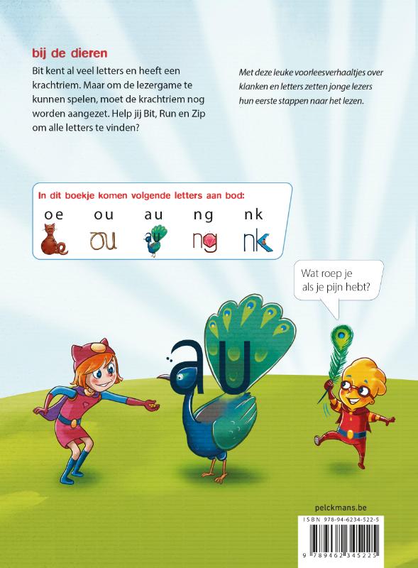 Achterkant van Bij de dieren