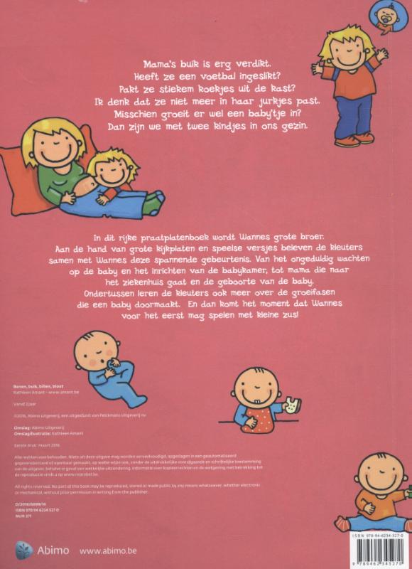 Achterkant van Grote broer kleine zus