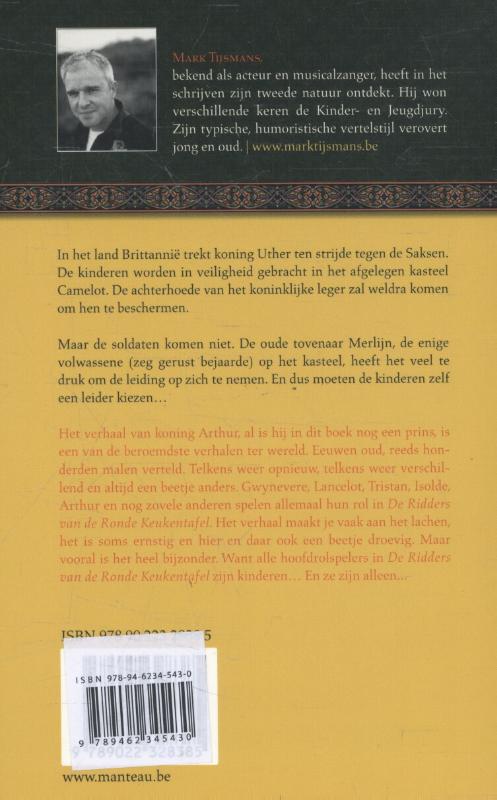 Achterkant van De ridders van de ronde keukentafel