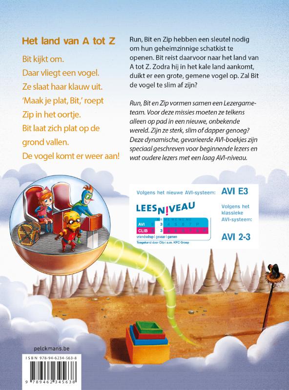 Achterkant van Het land van A tot Z
