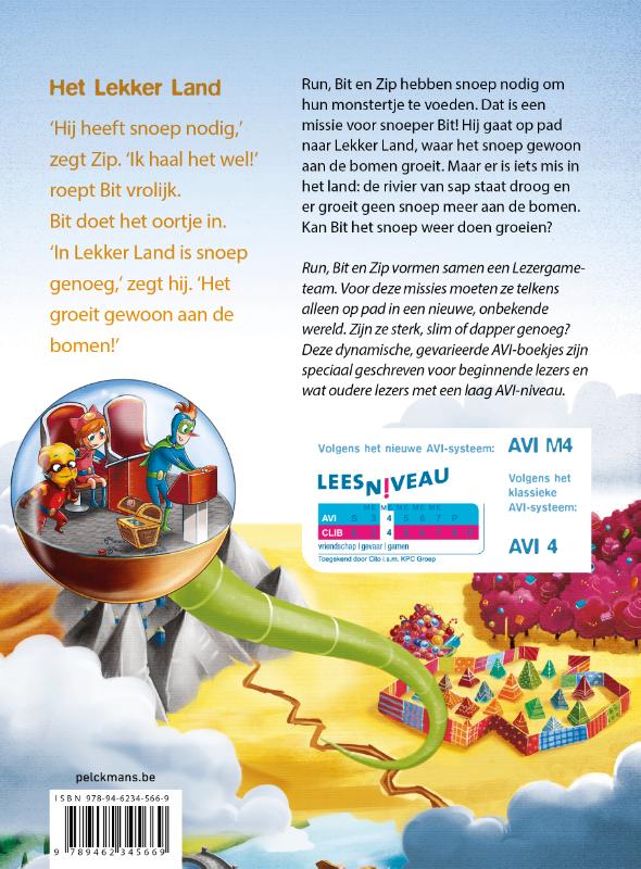 Achterkant van Het Lekker land
