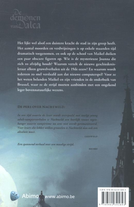 Achterkant van Nachtwild