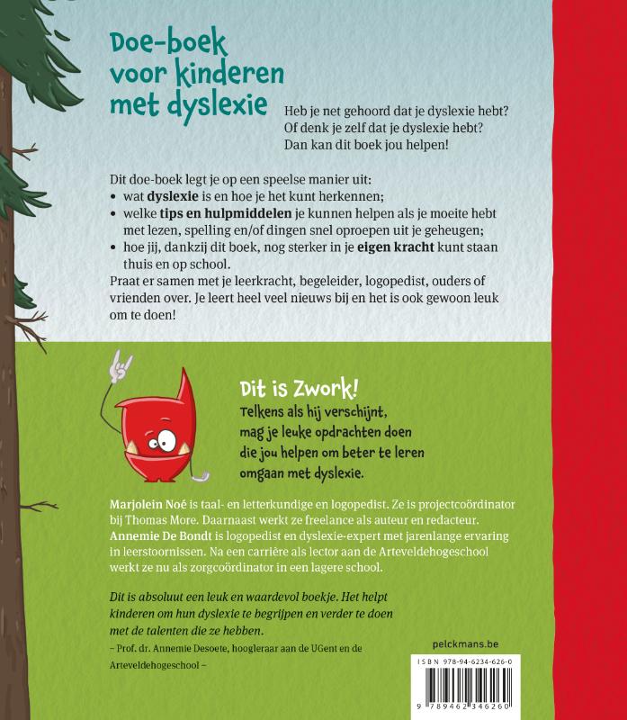 Achterkant van Survivalgids - Wat als je dyslexie hebt?
