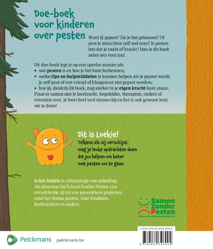 Achterkant van Survivalgids - Wat als pesten je (k)raakt?