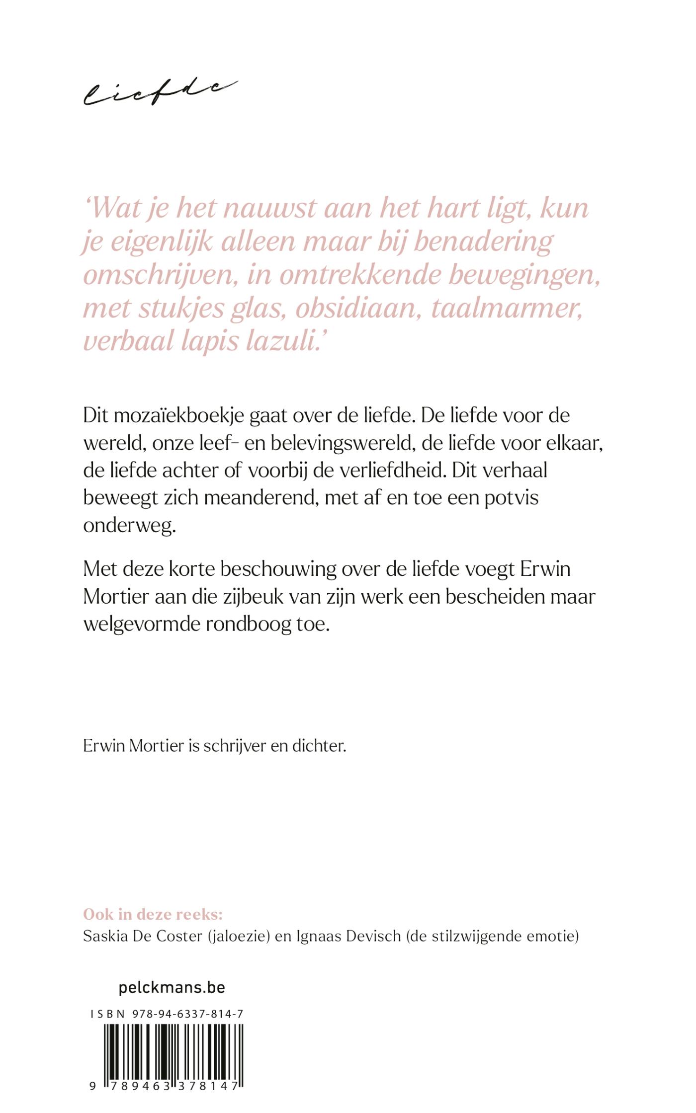 Achterkant van Een kleine filosofie van grote emoties: Liefde