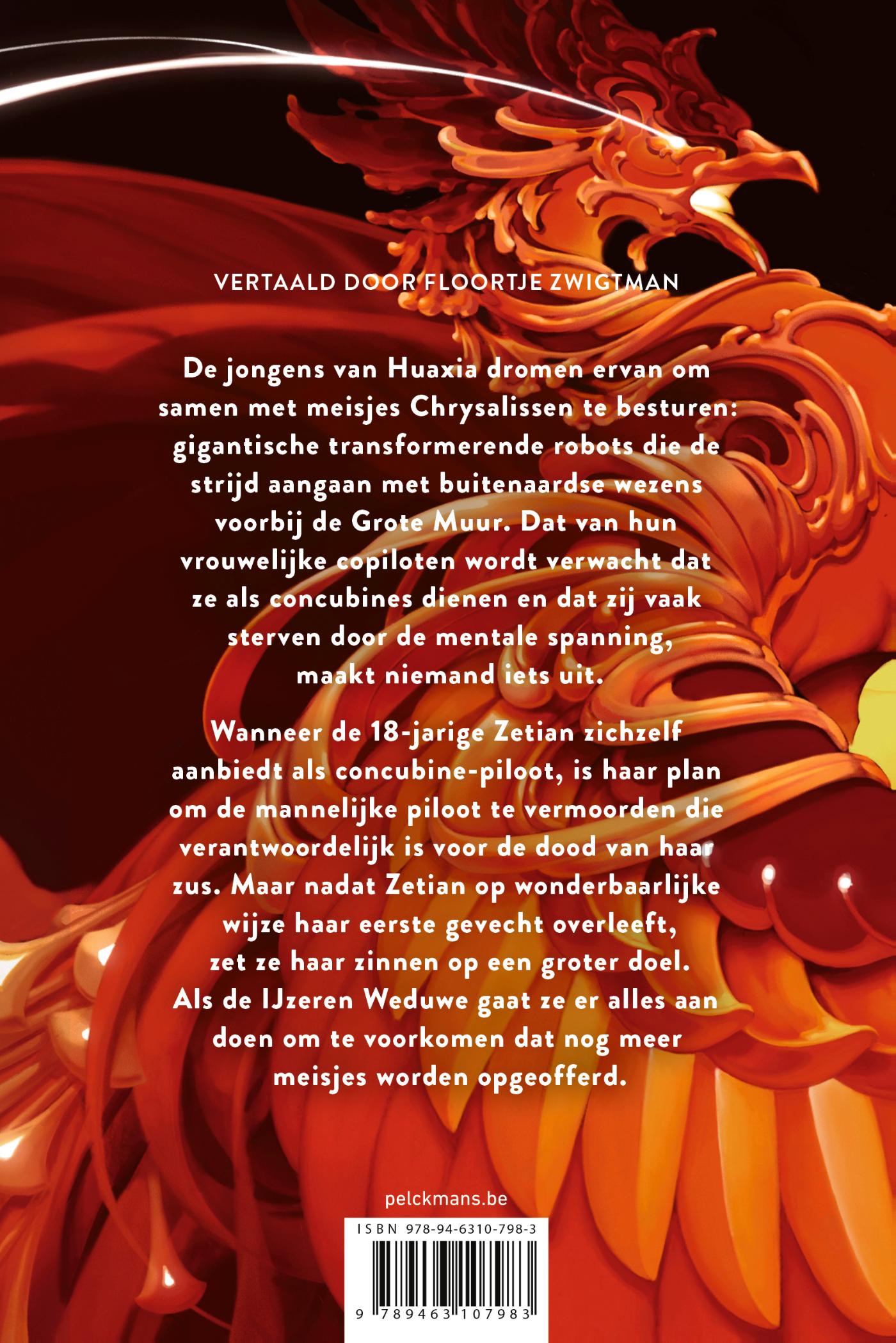 Achterkant van Iron Widow