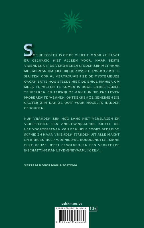 Achterkant van De Verdwenen Steden 4: Nooitgezien