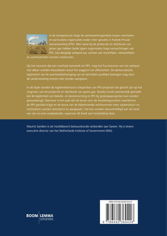 Achterkant van Publiek-private samenwerking in de Nederlandse energiesector