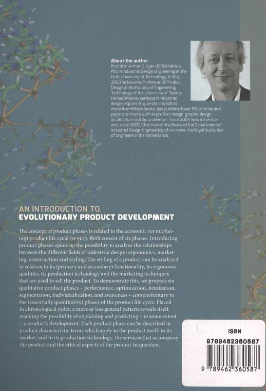 Achterkant van An introduction to evolutionary product development