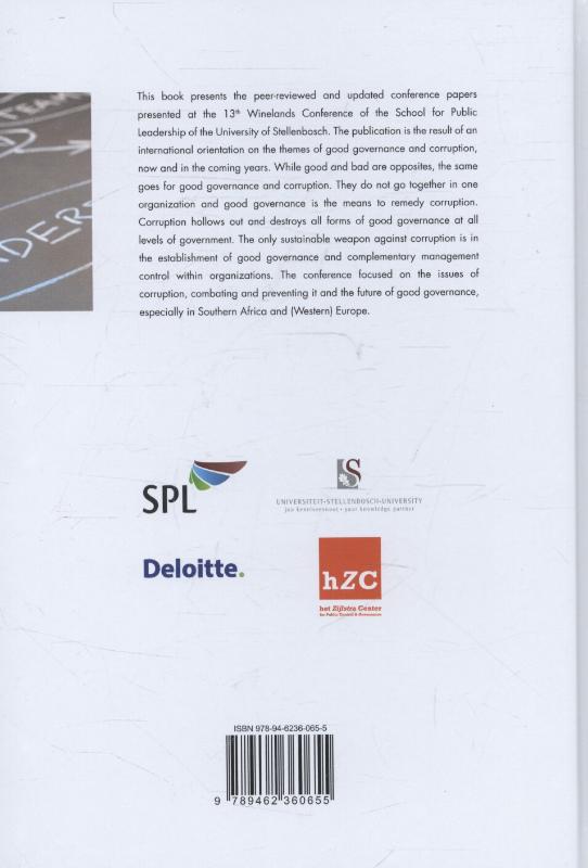 Achterkant van Good, bad and next in public governance