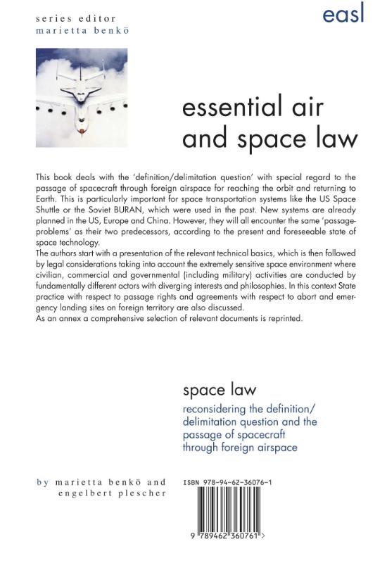 Achterkant van Space law