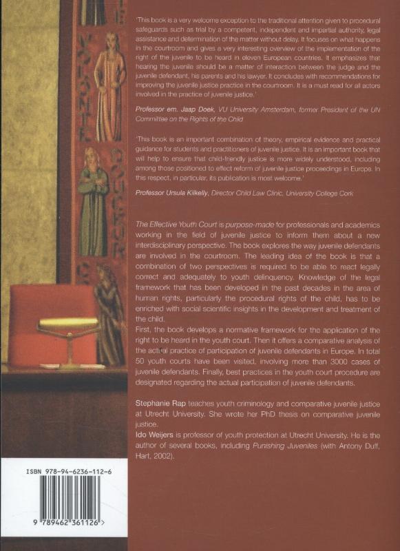 Achterkant van The effective youth court