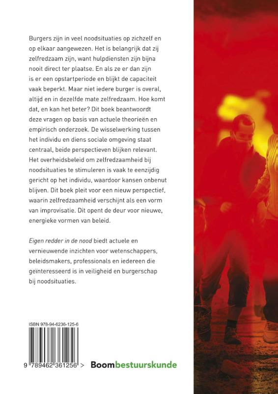 Achterkant van Eigen redder in de nood