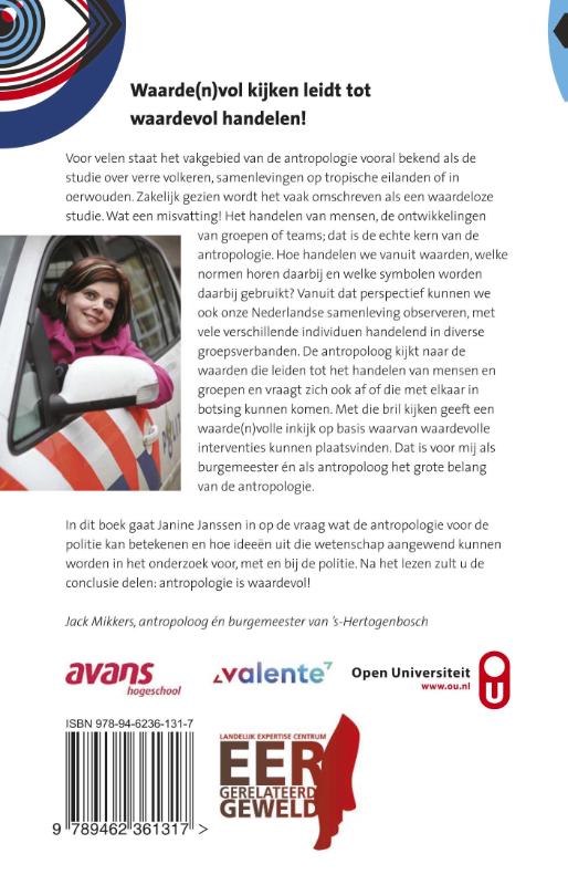 Achterkant van Observaties van de korpsantropoloog