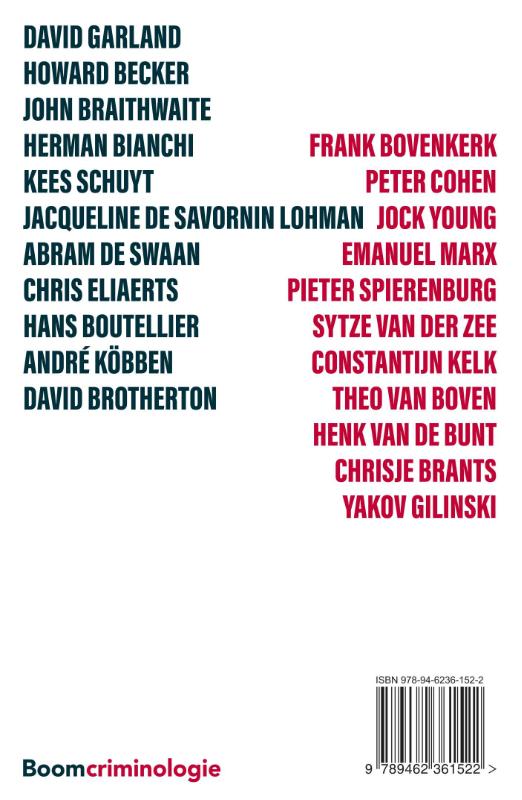 Achterkant van Significant others in de culturele criminologie