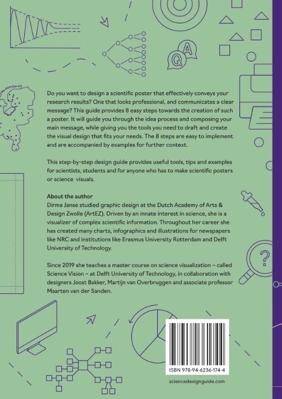 Achterkant van Science Poster Design Guide