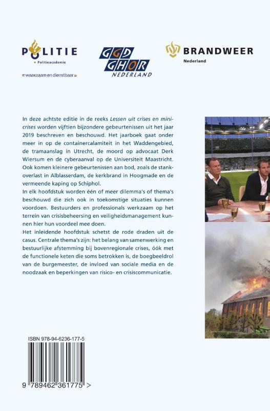 Achterkant van Lessen uit crises en mini-crises 2019