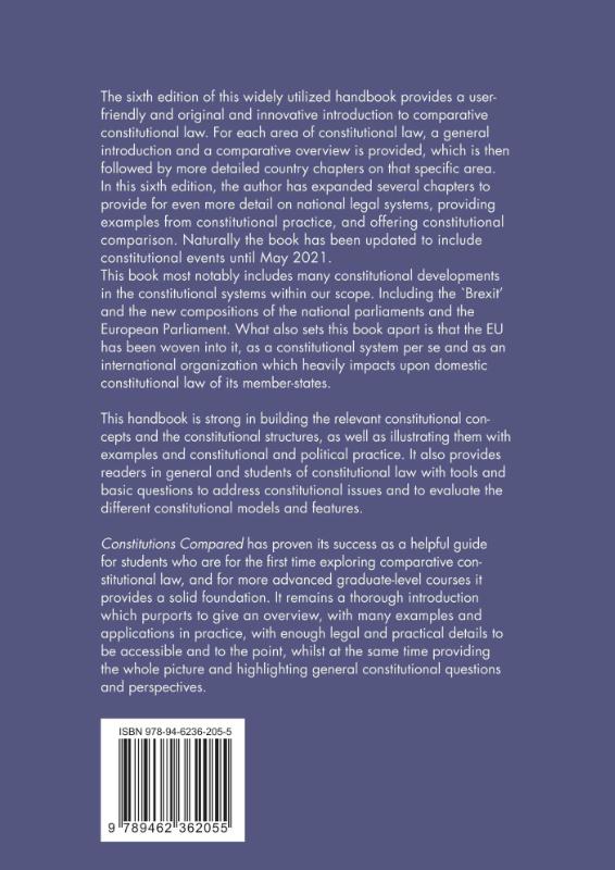 Achterkant van Constitutions Compared