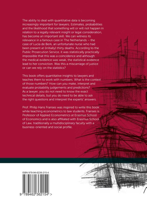 Achterkant van Quantitative Insights for Lawyers