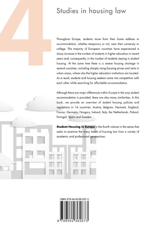 Achterkant van Student Housing in Europe