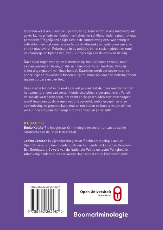 Achterkant van Cohesie en polarisatie in de stad