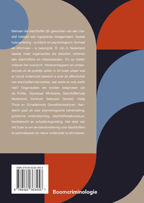 Achterkant van What works: Effectieve ondersteuning voor slachtoffers