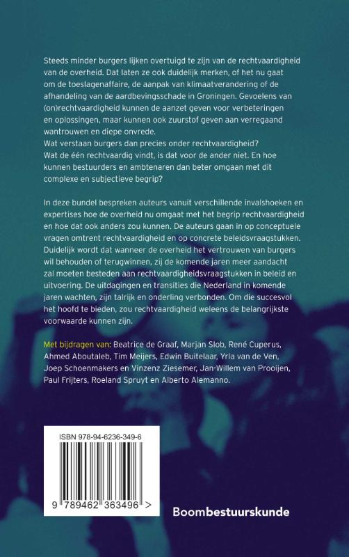 Achterkant van Reflecteren op rechtvaardigheid