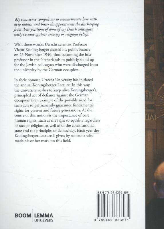 Achterkant van Giving voice to conscience
