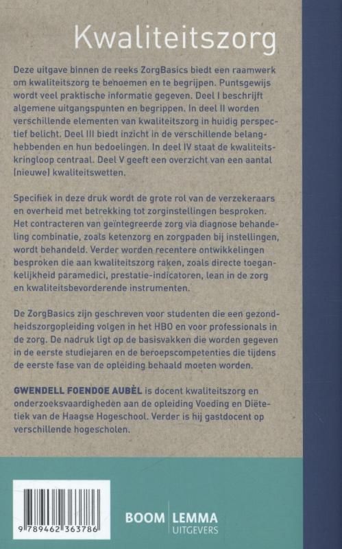 Achterkant van Kwaliteitszorg