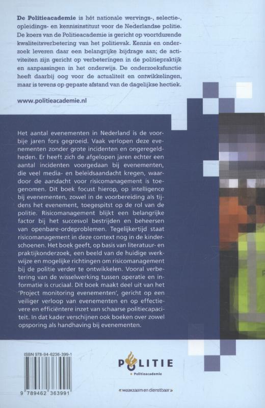 Achterkant van Intelligence bij evenementen