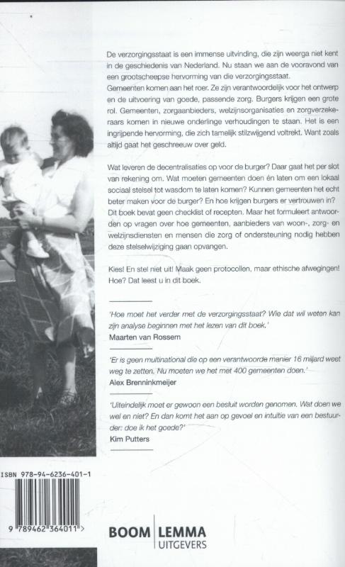 Achterkant van Blijven we een fatsoenlijk land