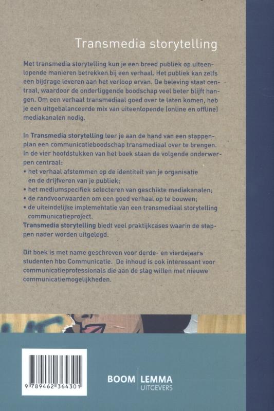 Achterkant van Transmedia storytelling