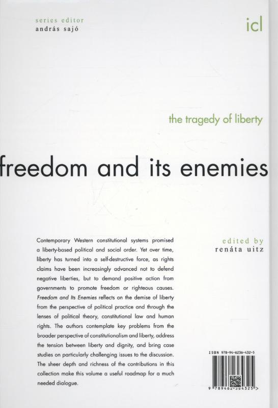 Achterkant van Freedom and its enemies