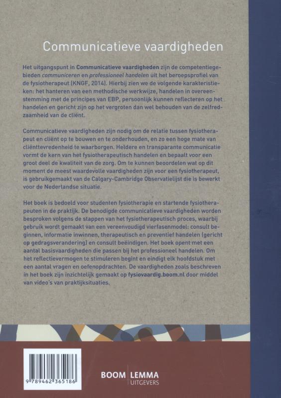 Achterkant van Communicatieve vaardigheden