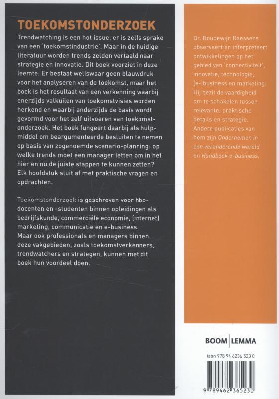 Achterkant van Toekomstonderzoek
