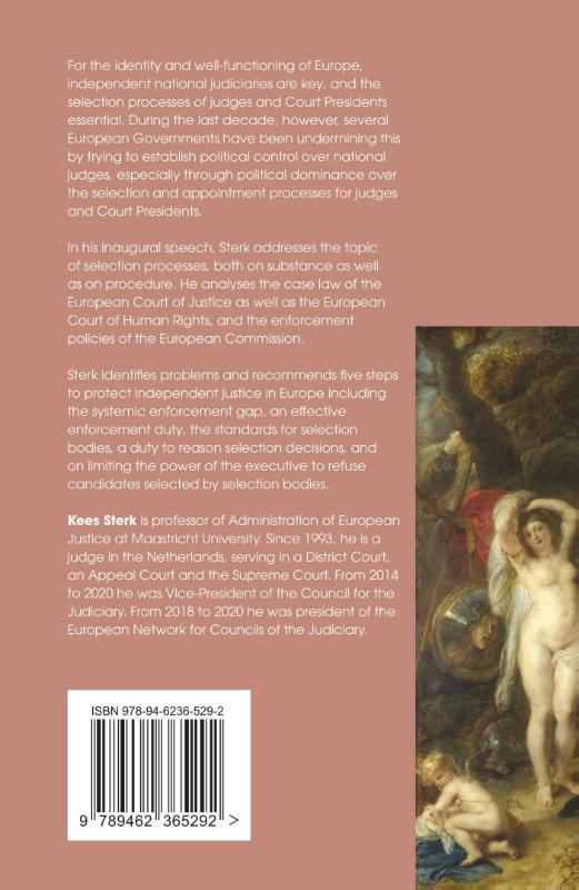 Achterkant van Some Reflections on the Selection and Appointment of Judges in European Law