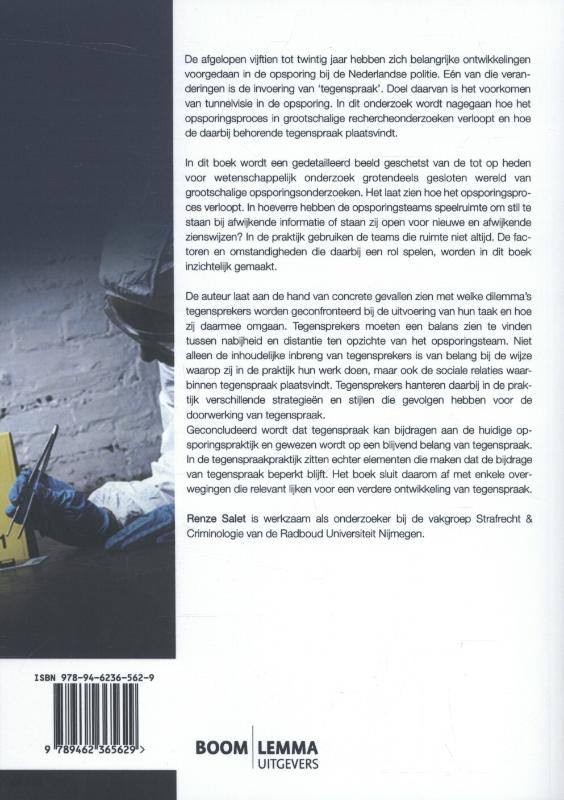Achterkant van Opsporing, tegenspraak en veranderende frames