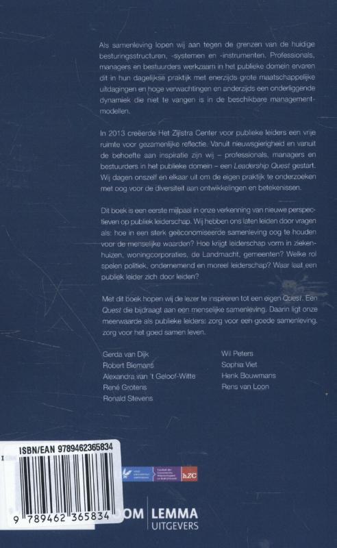 Achterkant van Publiek leiderschap