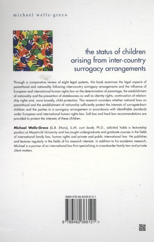 Achterkant van The status of children arising from inter-country surrogacy arrangements