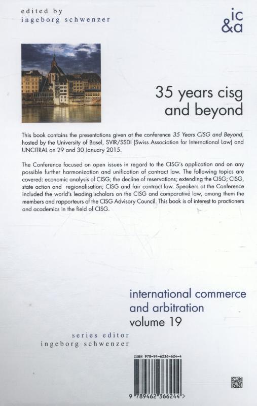 Achterkant van 35 Years CISG and beyond
